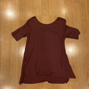 Maroon Tee